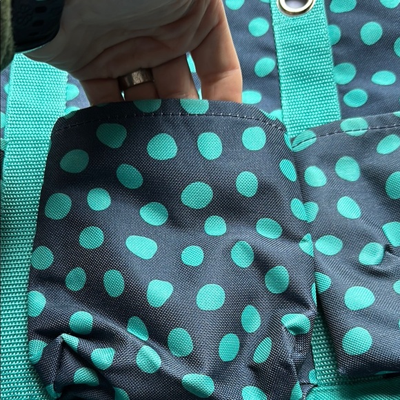 thirty-one Blue Tote Bag with Sturdy Straps and Rectangular Shape - Picture 3 of 12